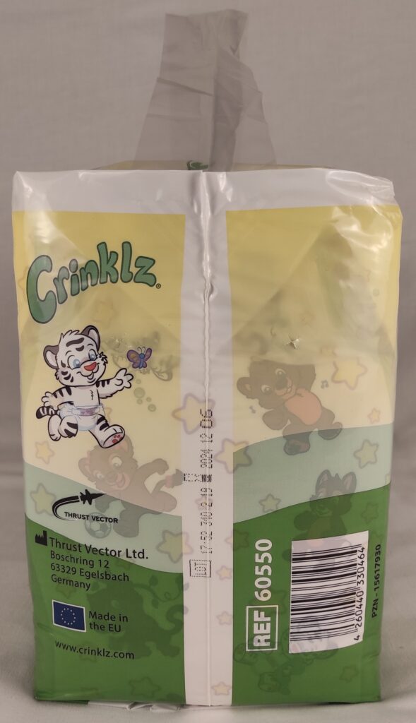 Crinklz Diapers Standard Per Package Abdl Swish