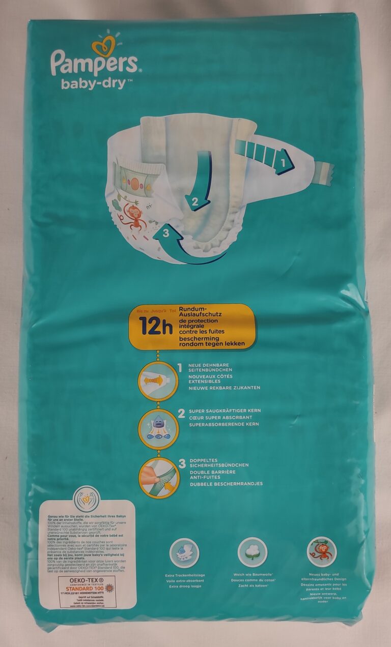 Pampers Kein Code In Der Packung Pampers Windeln/Einlagen baby-dry (58 pro Packung) • ABDL'sWish