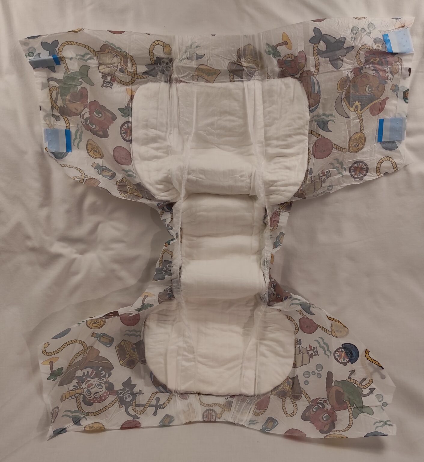 Crinklz Windeln Piraten (15 pro Packung) • ABDL